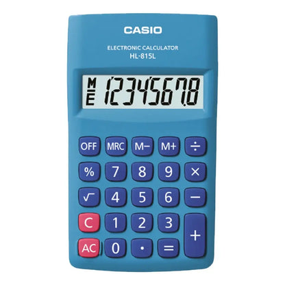 Calculadora Electronica Portatil Mini Casio Azul - Casio