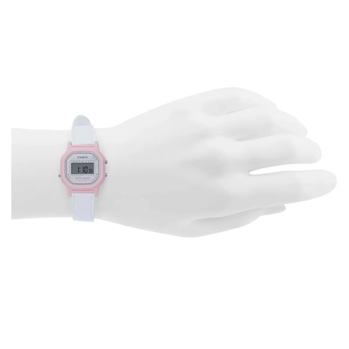 Reloj Digital Casio Retro Dama La-11wl-4a Color/rosa/blanco - Casio - vista lateral