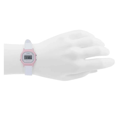 Reloj Digital Casio Retro Dama La-11wl-4a Color/rosa/blanco - Casio - vista lateral