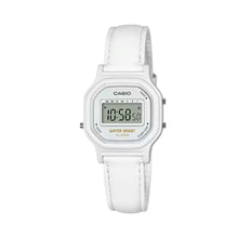 Reloj Casio Clasico La-11wl-7a Dama Retro Correa Piel Blanco Casio
