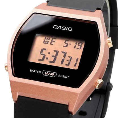 Reloj Digital Casio Lw-204-1a Deportivo Color Rosa/negro - Casio - vista lateral