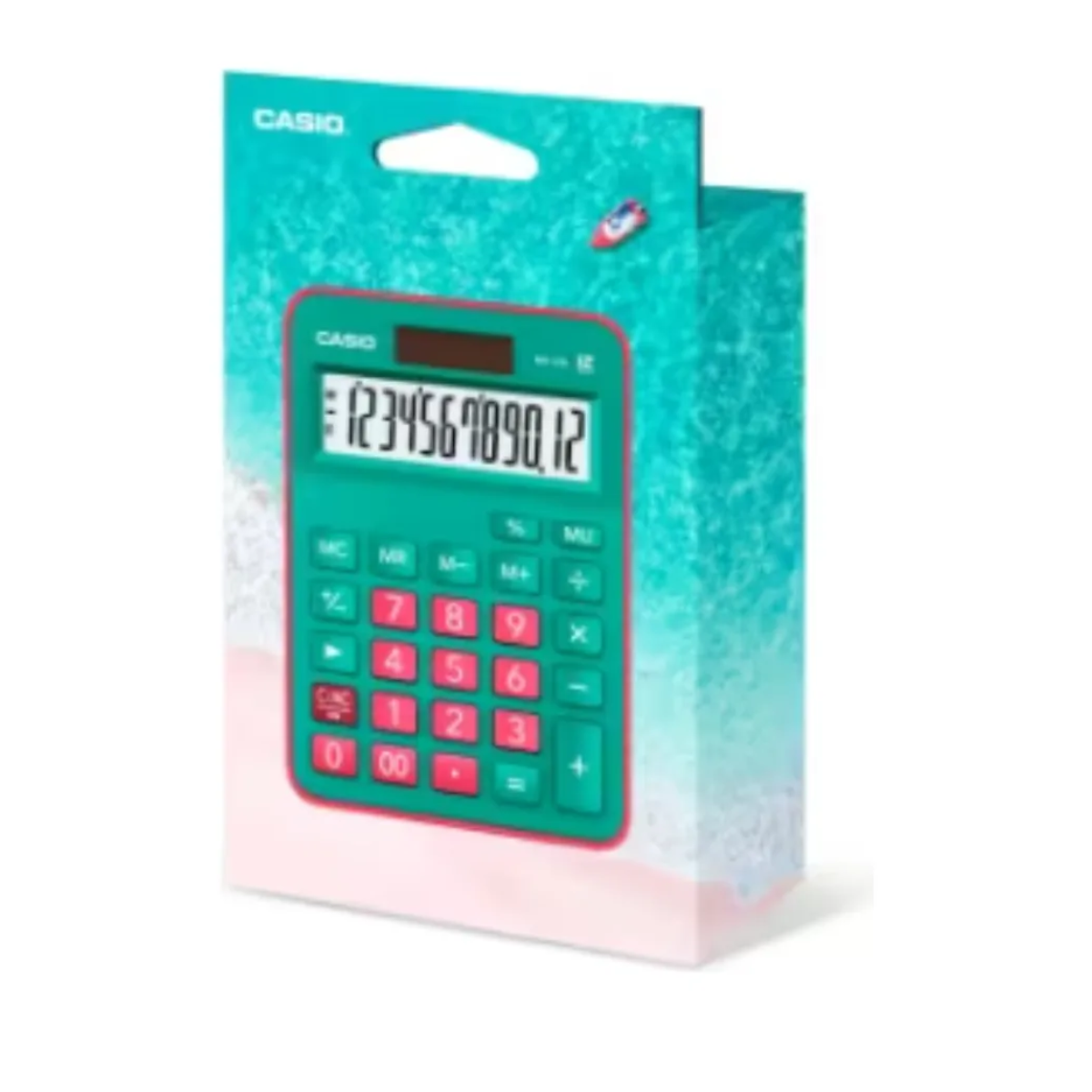 Calculadora Escritorio Casio Mx-12b-gnrd Ergonómica 12 Dig