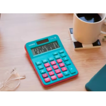Calculadora Escritorio Casio Mx-12b-gnrd Ergonómica 12 Dig