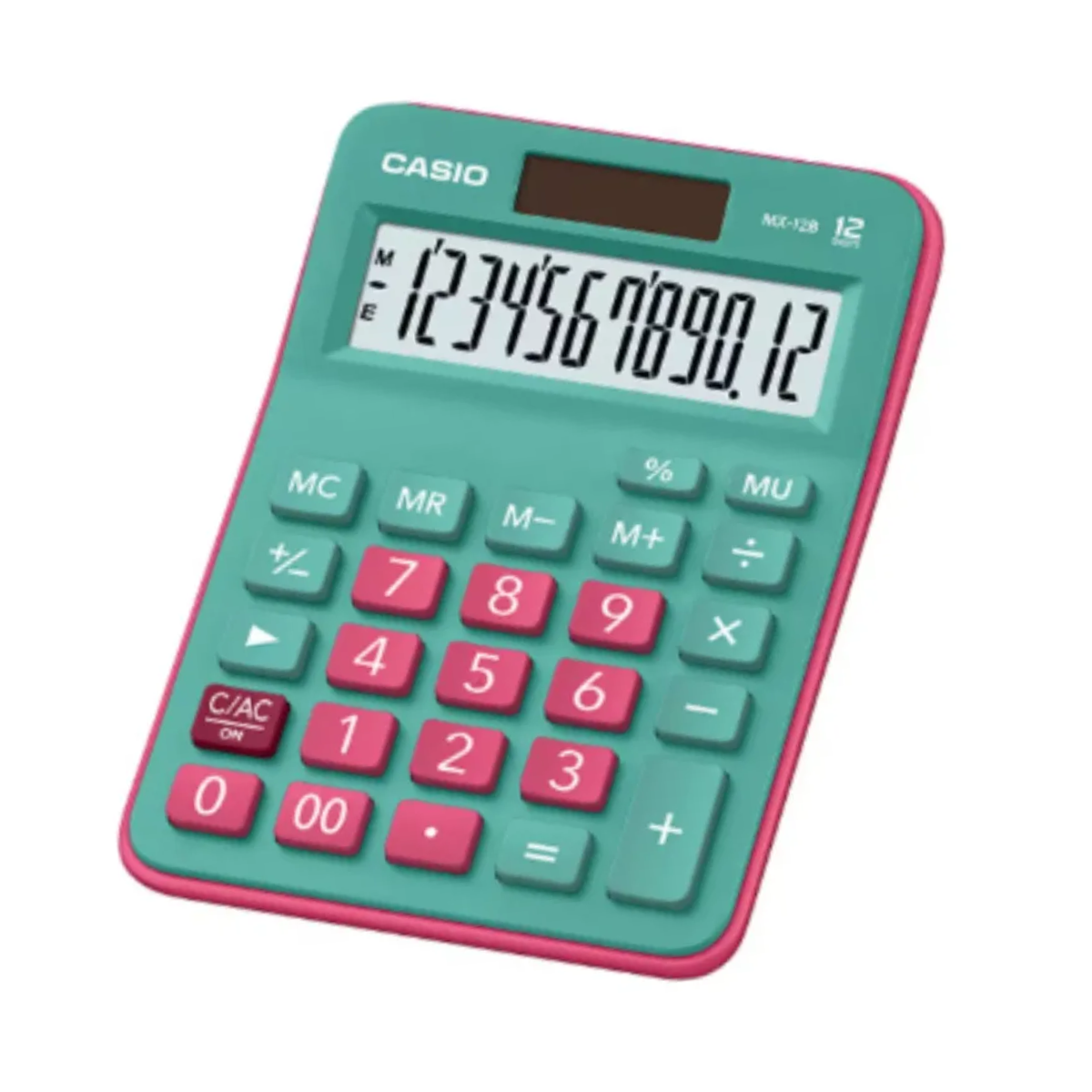 Calculadora Escritorio Casio Mx-12b-gnrd Ergonómica 12 Dig