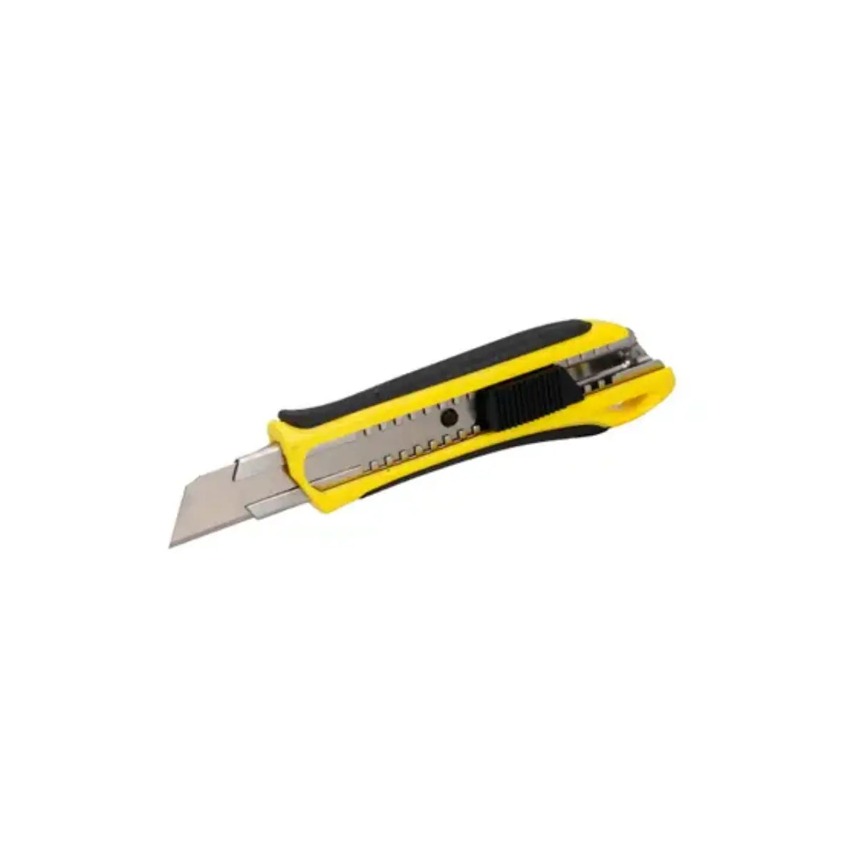 Cutter Surtek Cuerpo Plástico 18 mm Automático Bimaterial - Lock - vista lateral