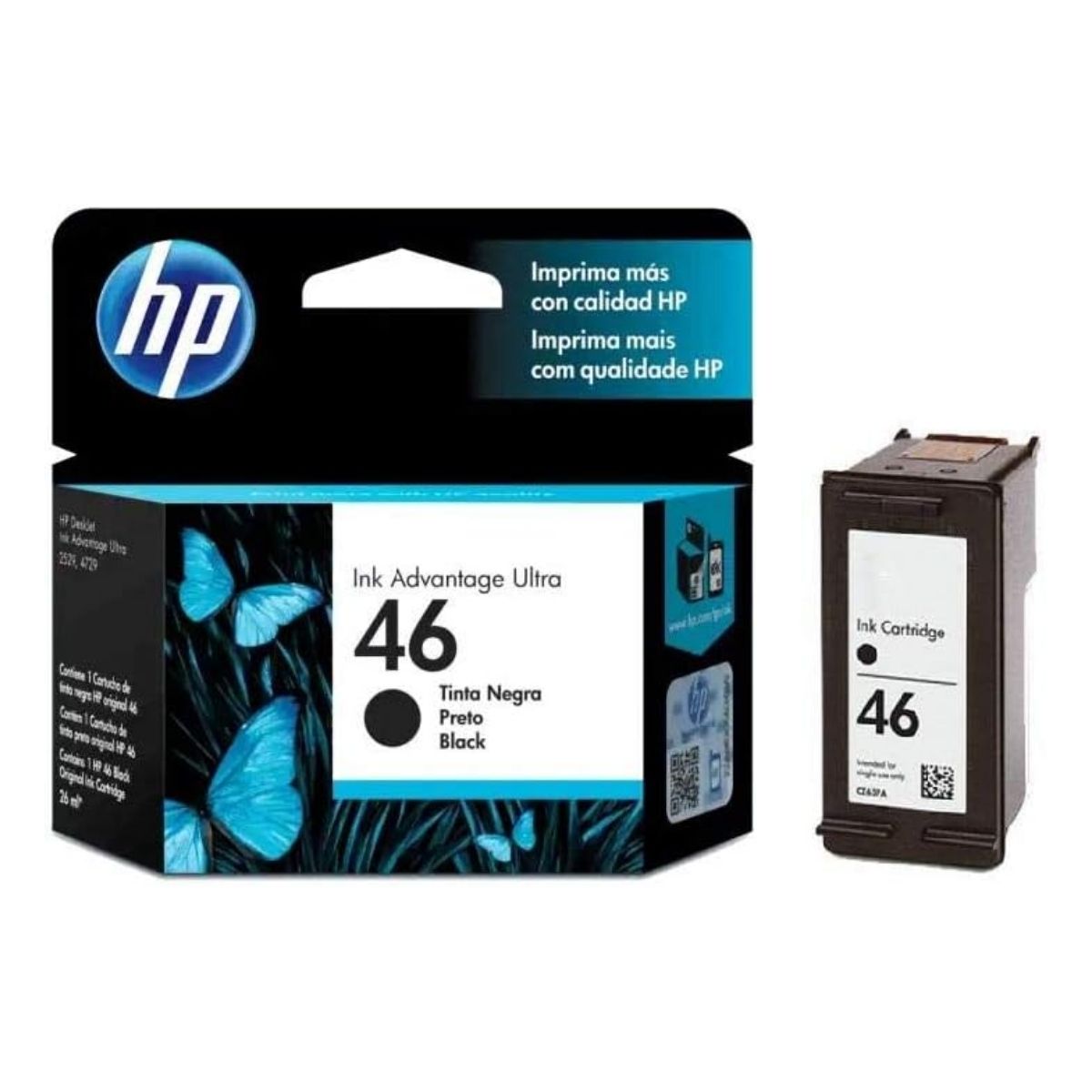 Tinta HP PO 46 Ink Advantage Ultra Color Negro