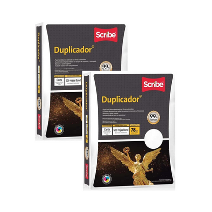 Papel Duplicador 1000 Hojas Scribe Blanco Carta