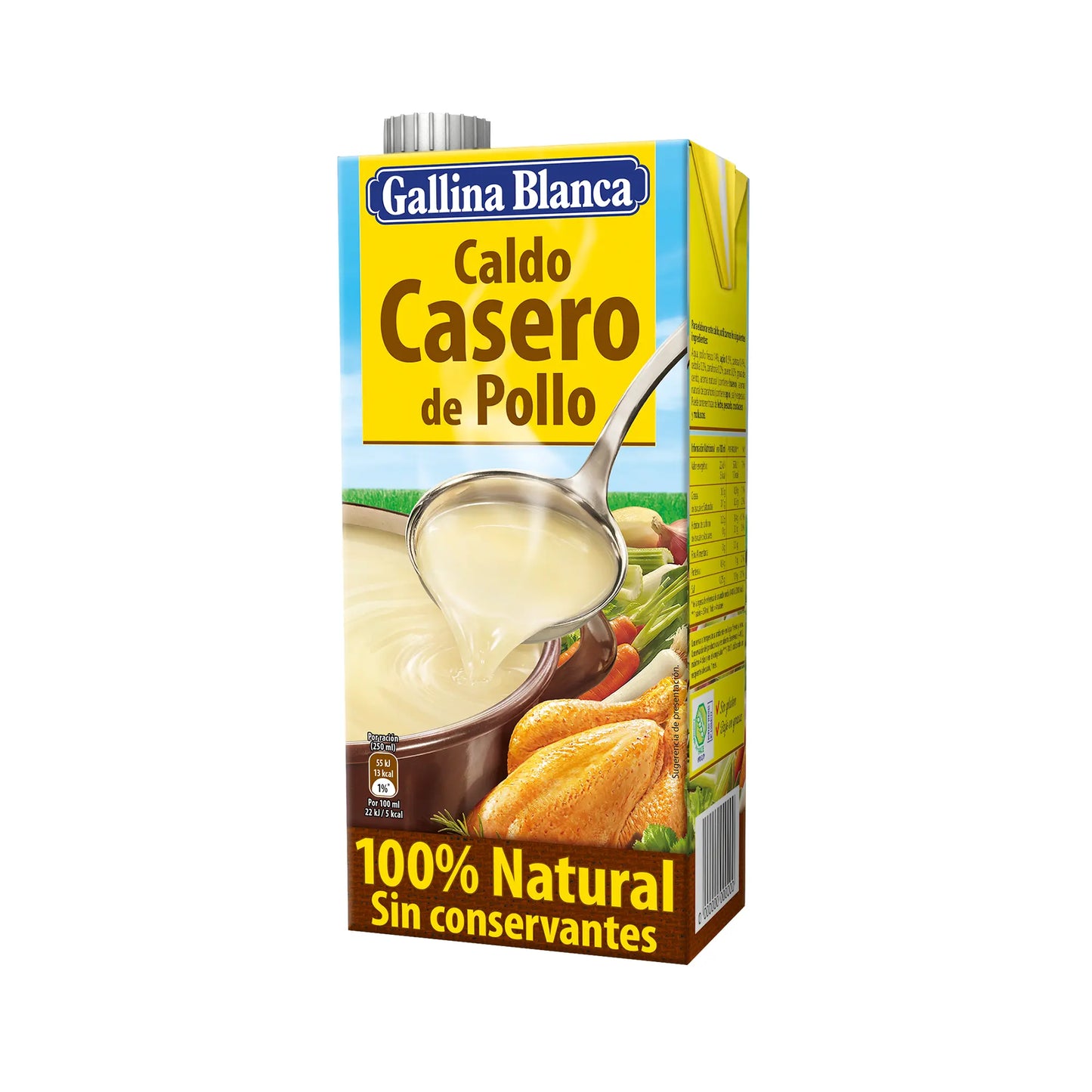 Caldo de Pollo 1Lt - Cesarfer - detalle