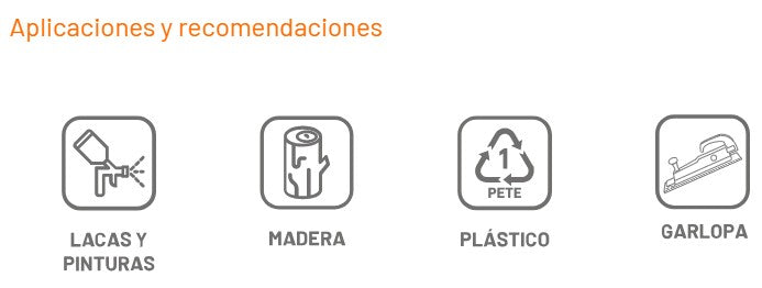 50 piezas Tira Lija B080 Fandeli Grano 080P Speedkut Papel Gripit