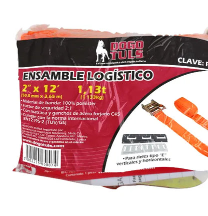 Ensamble Logistico Matraca Dogotuls 2 X12 Riel E Poliester - Dogotuls - detalle