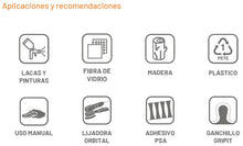 50 piezas Disco Contacto 6" Fandeli LC81 Malla Gripit Grano 080