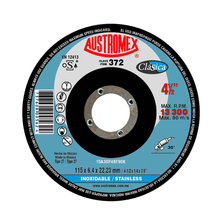 Disco abrasivo para desbaste de acero inoxidable de 115 x 6.4 x 22.23 mm