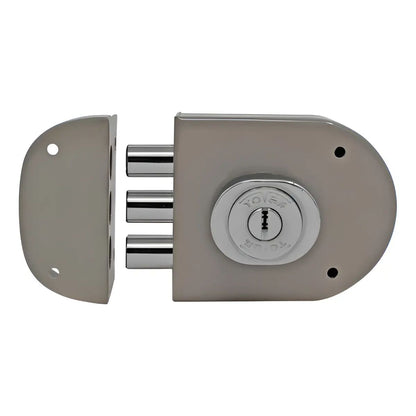 Cerradura De Sobreponer Alta Seguridad S-2 Future Tover Gris