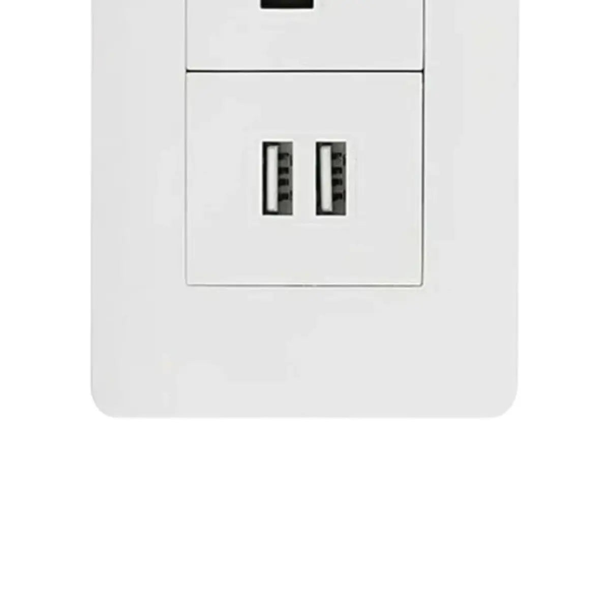 Contacto Aterrizado Sanelec Doble Puerto Usb 4466 Pared Blanco 12 Piezas - Sanelec