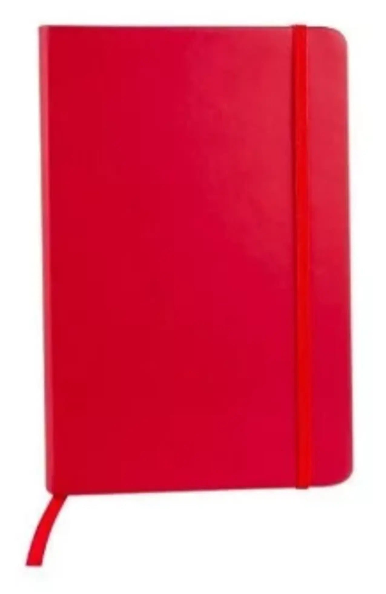 Libreta Tipo Moleskine Cuaderno 80h Raya 14x21 Color Escoger Rojo - Promopción