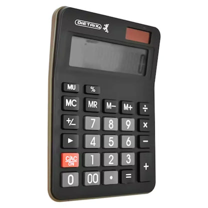 CALCULADORA DE ESCRITORIO 12 DIGITOS CAJA - Dietrix - vista lateral