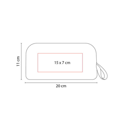 Bolsa Neceser Promoopcion Negro Viaje Poliester Cierre