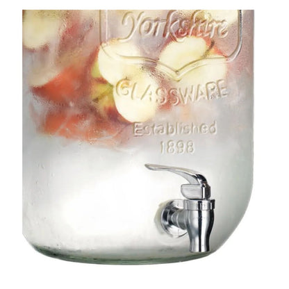 2 Pack Mason Jar Dispensador Bebidas 8 Lt Vitrolero Agua