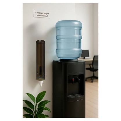 2 Despachadores Conos Oval Papel Dosificador Agua Oficina Humo