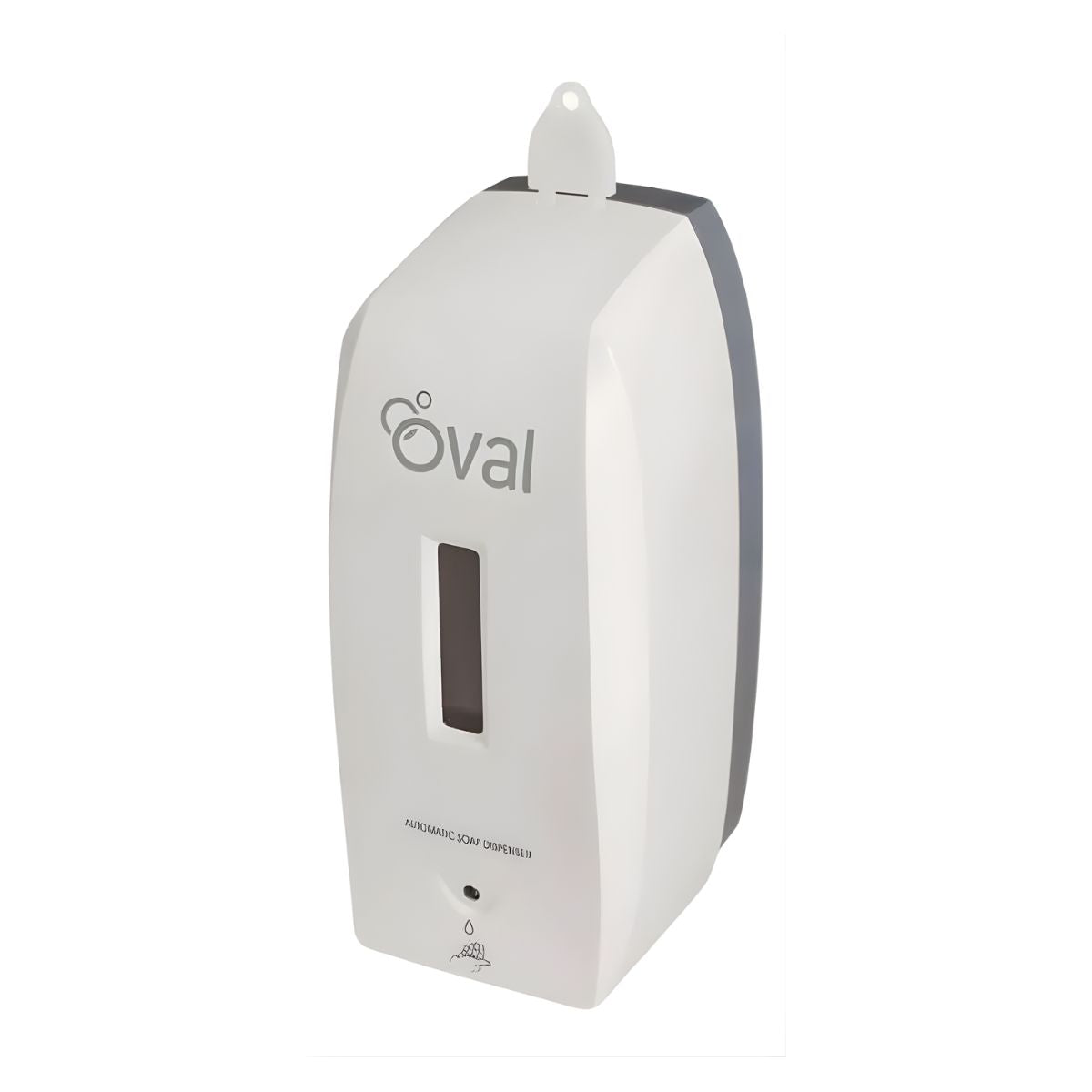 Jabonera Automatica Dispensadora Oval 500ml Blanco Gris