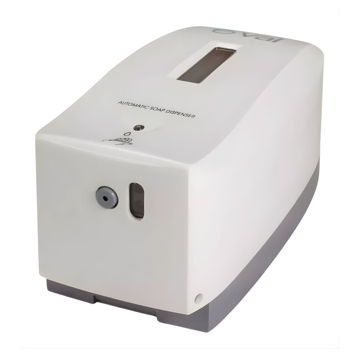 Jabonera Automatica Dispensadora Oval 500ml Blanco Gris