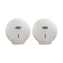 2 Pzs Despachador Papel Higienico Oval 300 M Blanco