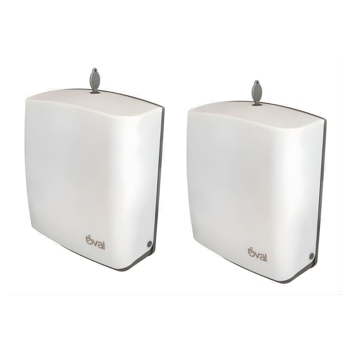 2 Pzs Despachador 400 Toalla Interdoblada Oval Blanco Blanco