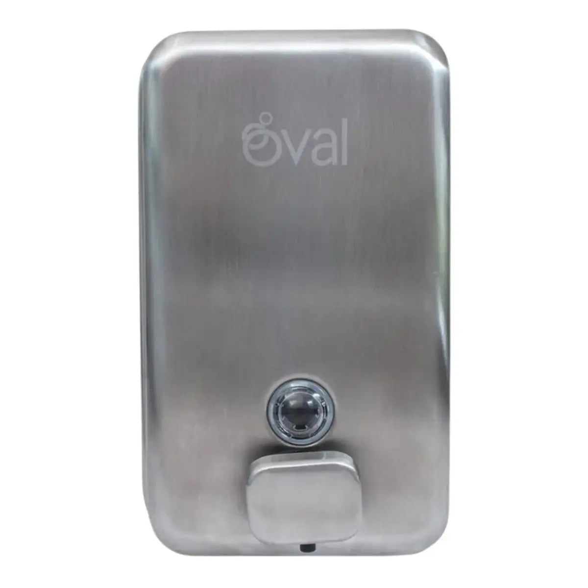 2 Jabonera Acero Inoxidable Oval Rellenable 1 L Color Plata Plateado Oval
