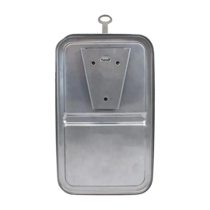 2 Jabonera Acero Inoxidable Oval Rellenable 1 L Color Plata Plateado Oval