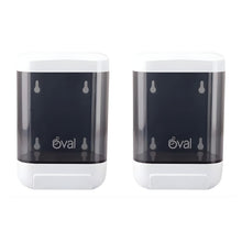 2 Jabonera Humo Oval Abs 1.5 Lt Uso Rudo Rellenable Blanca Blanco