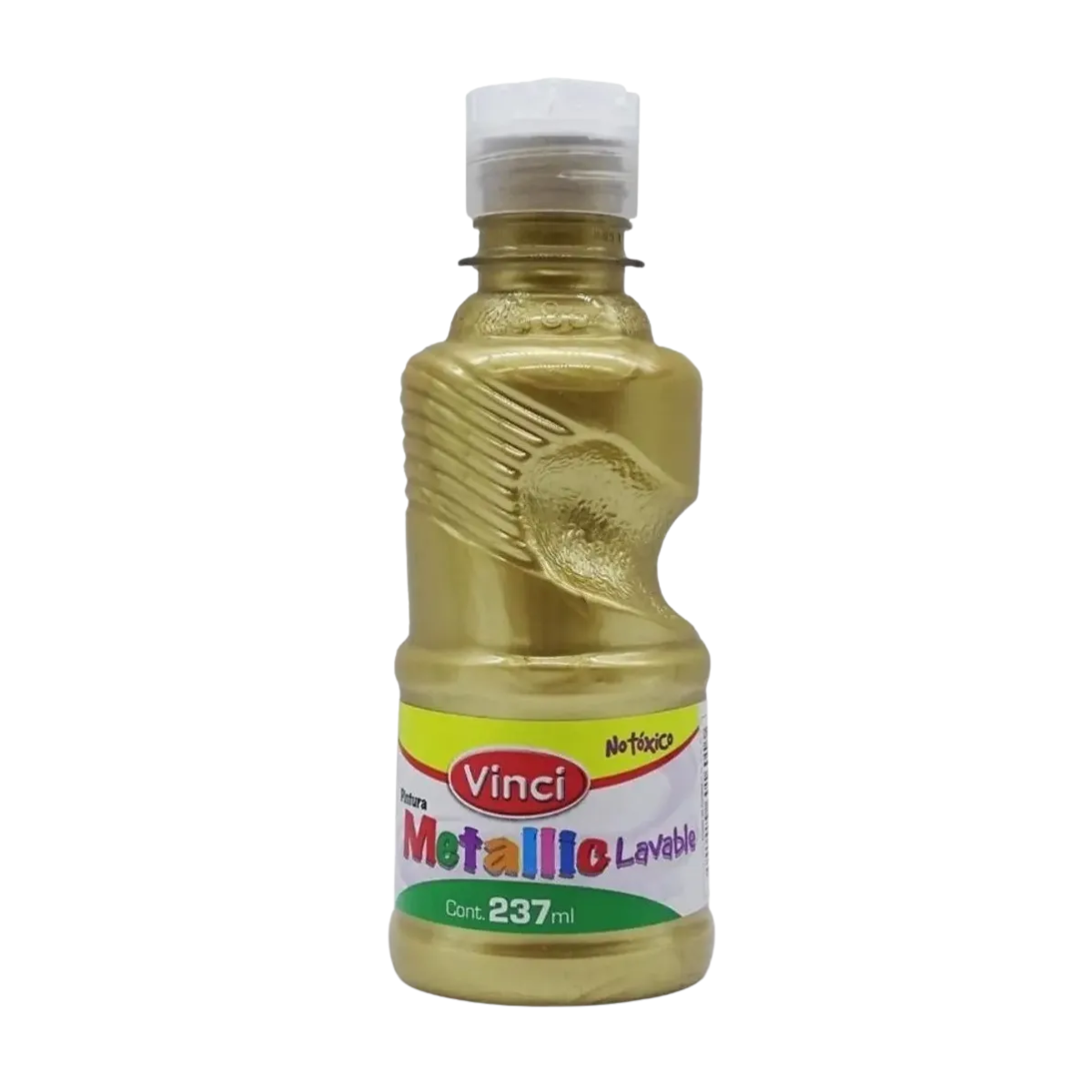 Pintura Dedos Lavable Colores Metálico Surtidos 237ml Vinci