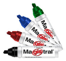 Marcadores Azor Pizarron Blanco 6mm Magistral Aluminio 4 Piezas