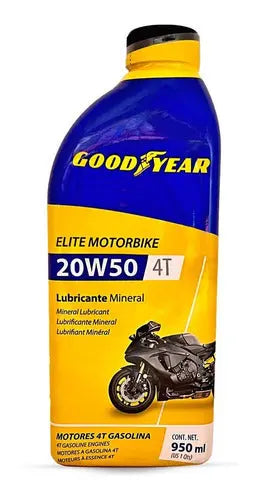 Aceite Moto 20w50 Mineral Lubricante Goodyear 4 Tiempos - Goodyear