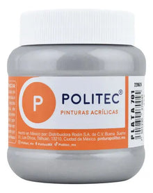 Pintura Metálica Acrílica Mate Politec 250ml Elegir Color Politec