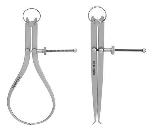 Set 2 Compas Interior Exterior 8´´ Dogotuls Tornillo Ajuste - Dogotuls
