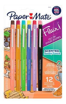 Marcadores Rotuladores Paper Mate Flair Punta Gruesa 0.7 Mm 12 Piezas