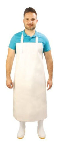 Mandil Lona Impermeable Alyger Lavable Uso General