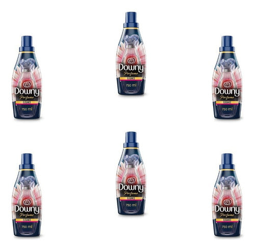 6 Pz Downy Perfume Elegance Le Suavizante De Telas 750 Ml