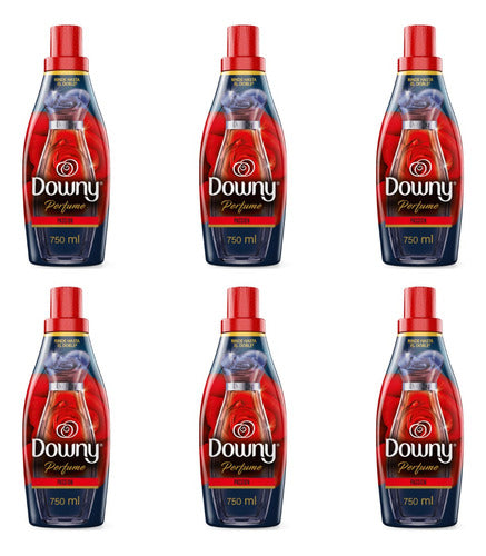 6 Pz Downy Aroma Passion Le Suavizante De Telas 750ml