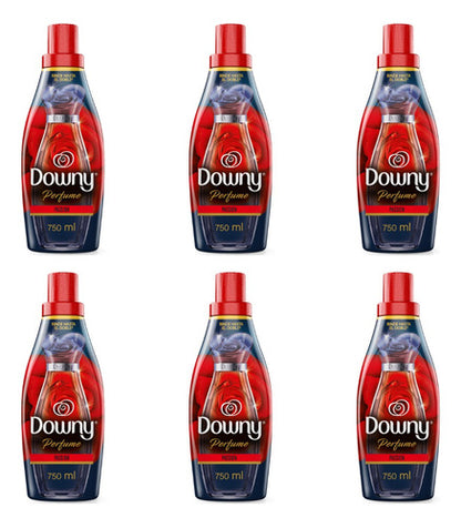 6 Pz Downy Aroma Passion Le Suavizante De Telas 750ml
