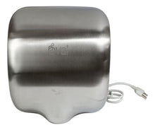 Secador Aire Oval Acero Inoxidable Satinado Alta Velocidad