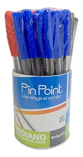 Plumas Azor Pin Point Colores Punto Mediano 1mm 36 Piezas Pin Point