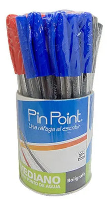 Plumas Azor Pin Point Colores Punto Mediano 1mm 36 Piezas Pin Point