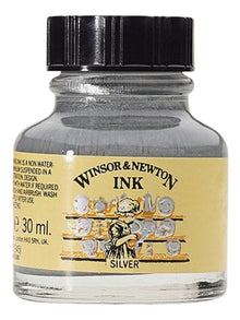 Tintero Tinta Caligrafía 30ml Winsor & Newton Oro Plata