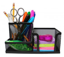 Organizador de escritorio 3 divisiones malla MAE 1 pieza