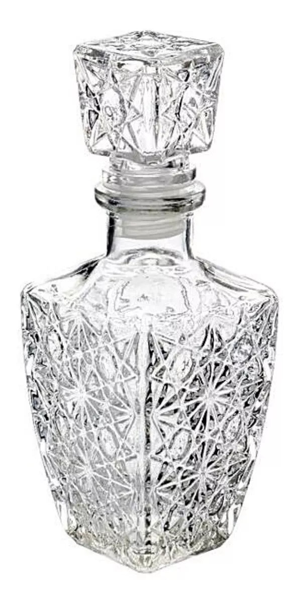 2p Licorera Diamante Grande 500ml Vino Vidrio Cristal Regalo