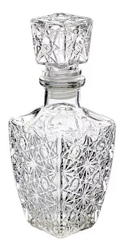 2p Licorera Diamante Grande 500ml Vino Vidrio Cristal Regalo