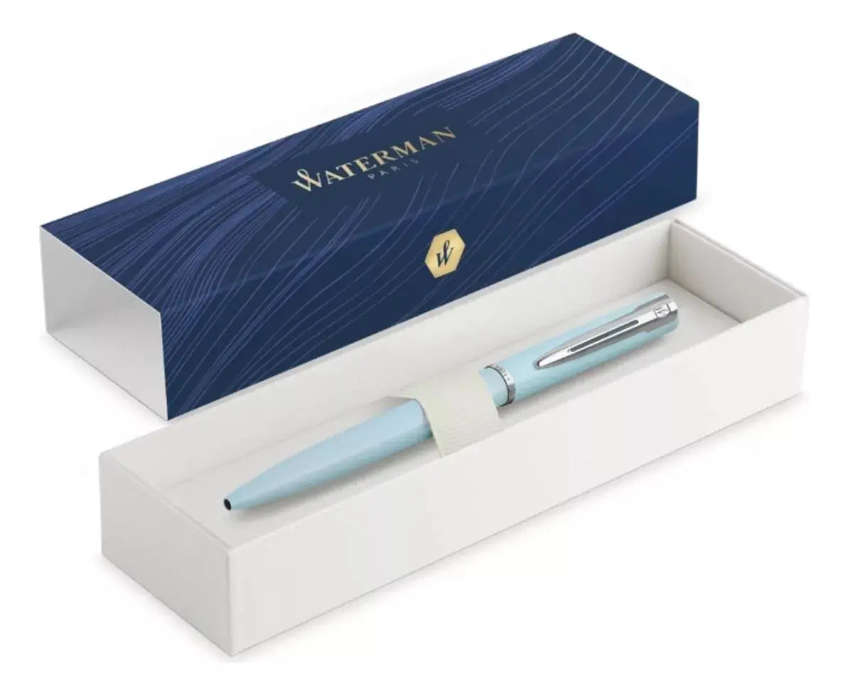 Bolígrafo Waterman Allure Color Exterior Azul Pastel Mate - Waterman - detalle