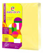 100 Hojas Color Pastel Eurocolors Tamaño Carta Color Elegir Amarillo Pastel / 103 - Eurocolors - vista trasera