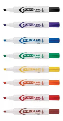 8 Marcadores Plumon Avery Pizarron Blanco Colores Surtidos